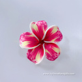 Hand-made Artificial Foam Plumeria Hair Pick